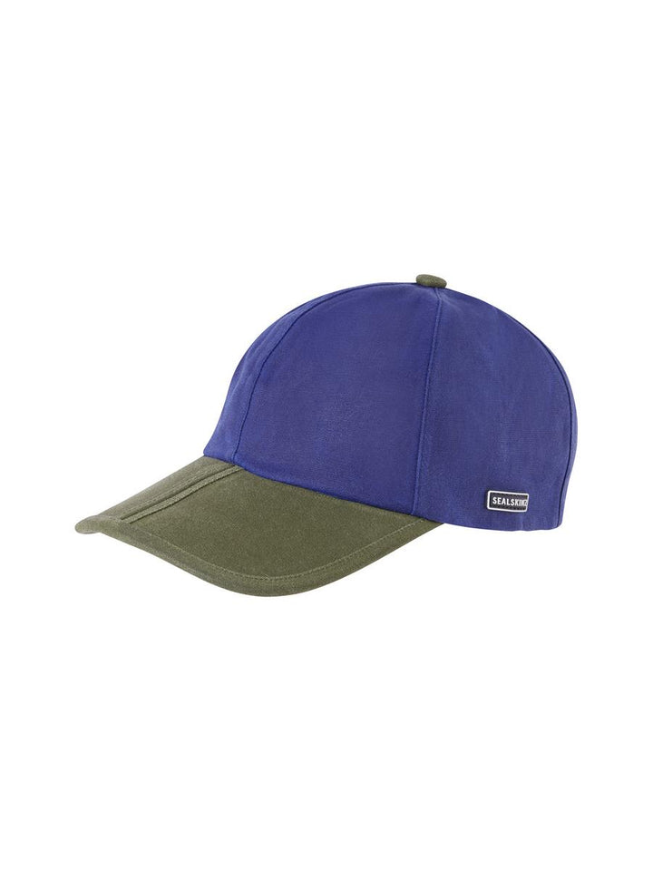 Sealskinz Marham Waterproof Women's Oiled Canvas Cap Navy/Olive Women's HAT