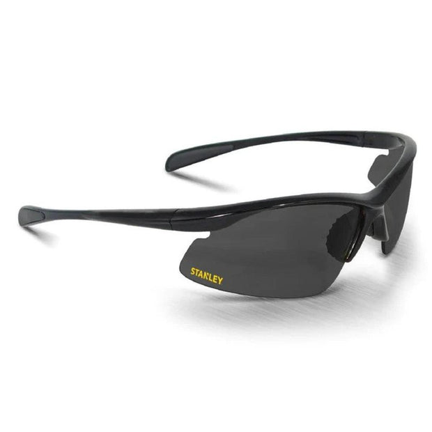 Stanley 10-Base Curved Half-Frame Safety Eyewear Black/Charchoal