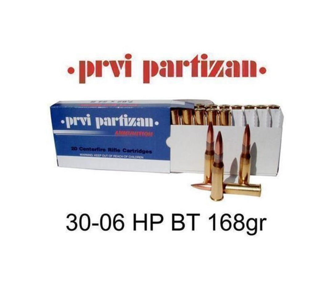 PPU .30-06 168gr BT HP 20pk