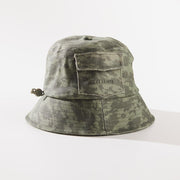 Sealskinz Lynford Waterproof Men's Skinz Print Canvas Bucket Hat Olive Men's HAT