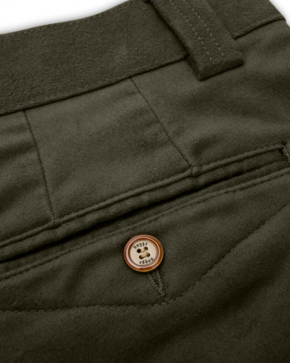 Hoggs of Fife Carrick Stretch Technical Moleskin Trouser Olive