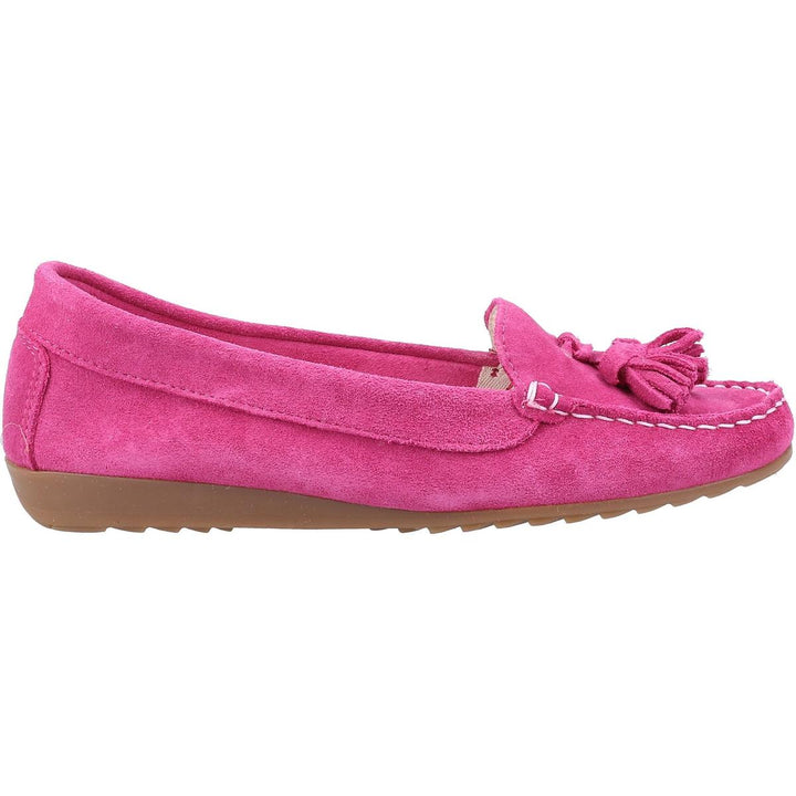 Riva Aldons Moccasin with Snafles Fuchsia