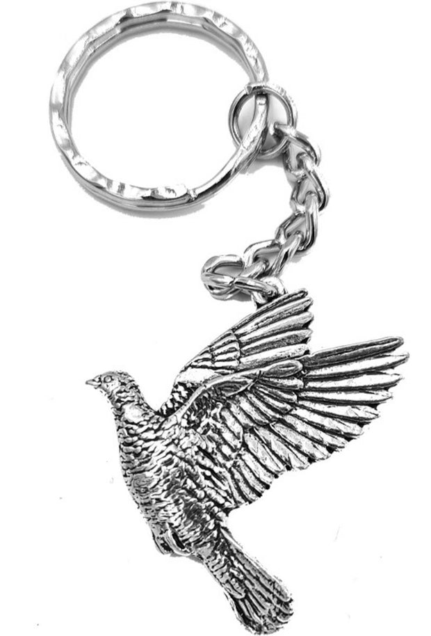 Bisley Pewter Keyring Chain No.2 Grouse