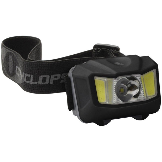 Cyclops 250 Lumen Headlamp w Green COB LED