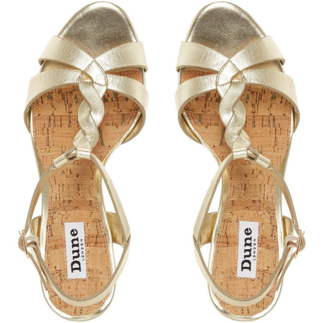 Dune Koala Sandals Gold
