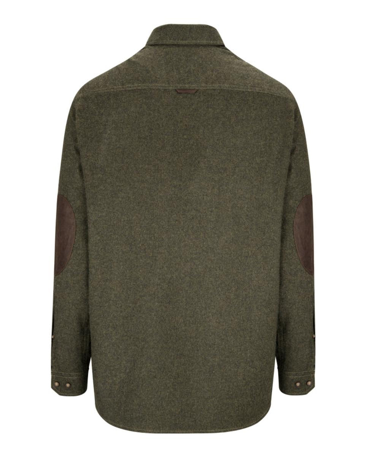 Hoggs of Fife Dunvegan Heavyweight Flannel Shirt Loden
