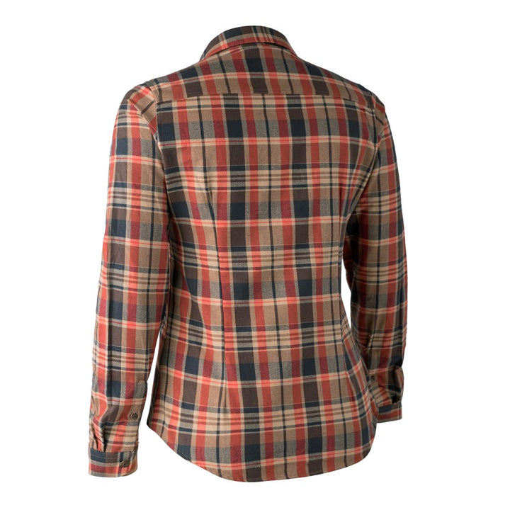 Deerhunter Lady Athena Shirt Orange Check