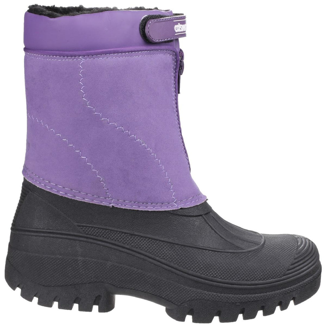 Cotswold Venture Waterproof Winter Boot Purple