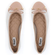 Dune Hartlyn Ballerina Shoes White