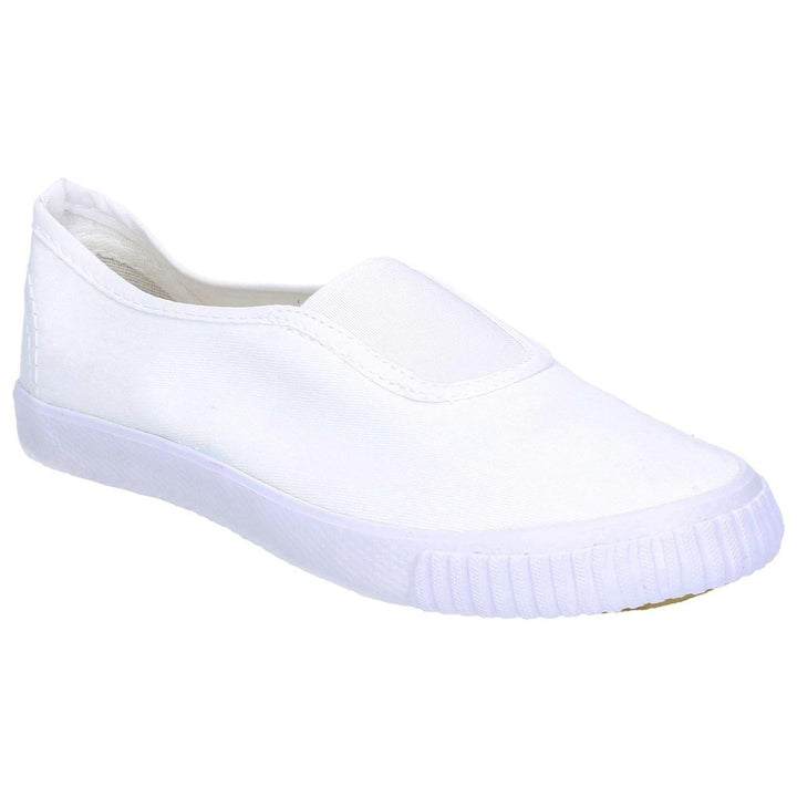 Miscellaneous Other Mirak 6045/PSG27 Gusset Childrens Plimsolls White