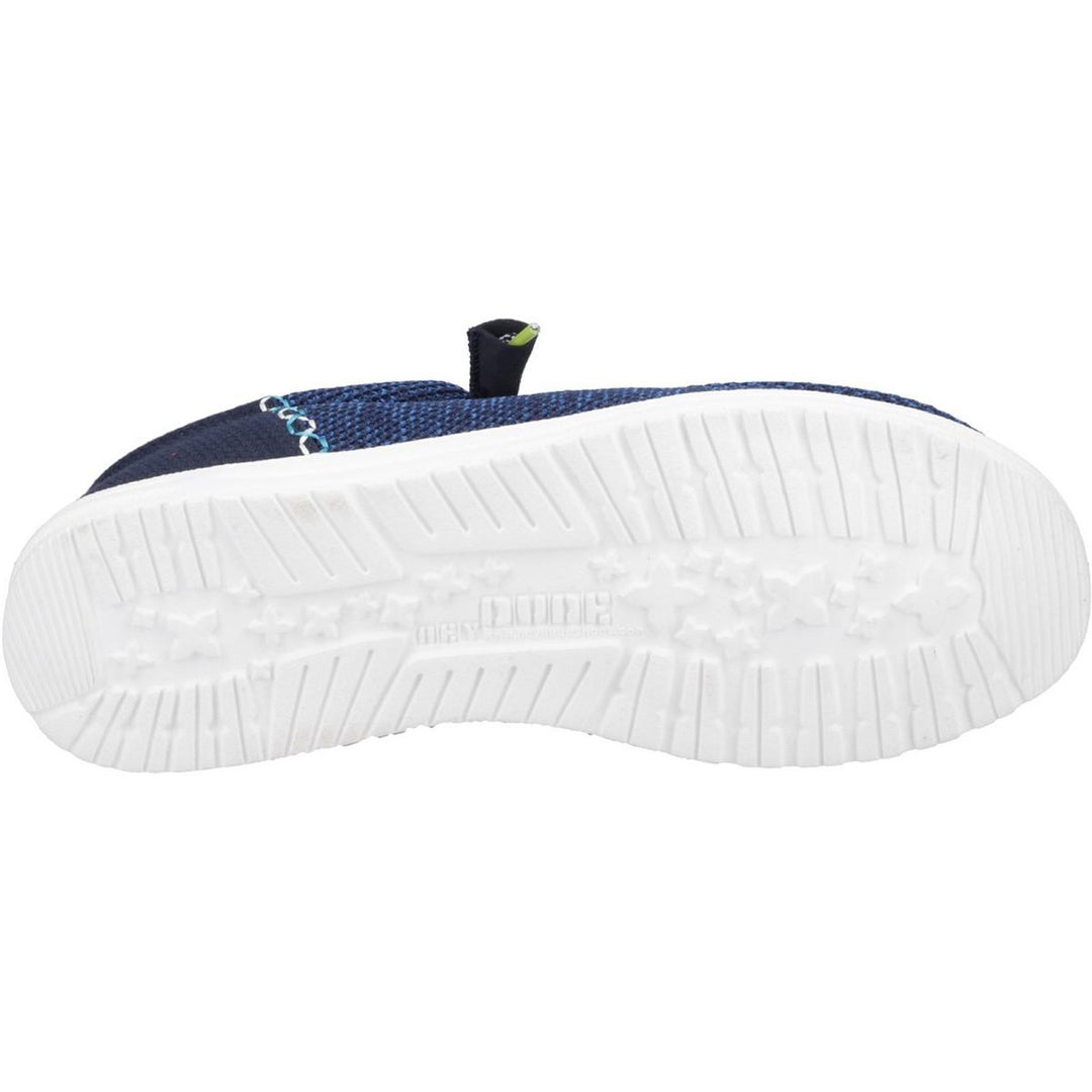 HEYDUDE Wally Funk Open Mesh Shoe Blue/White