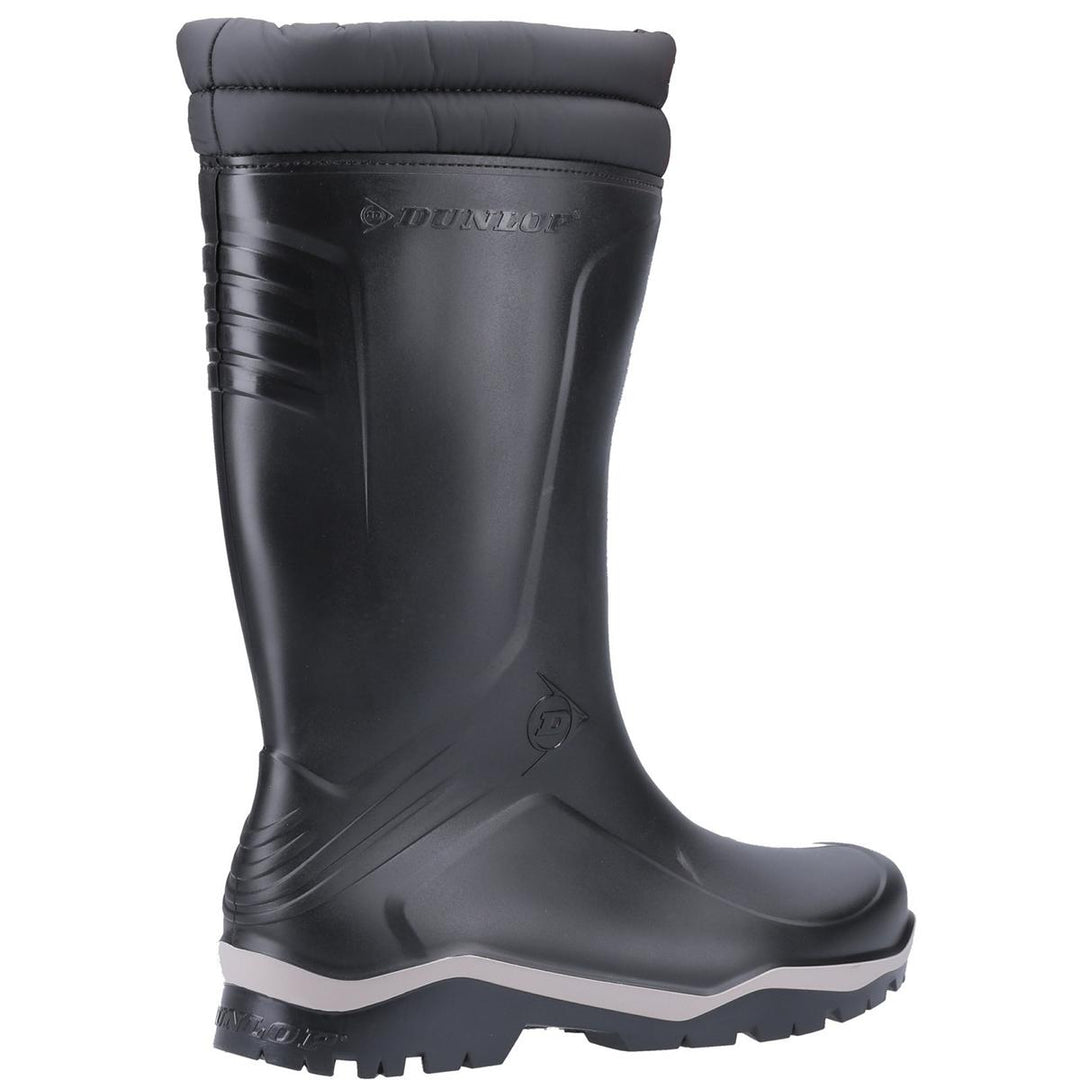 Dunlop Blizzard Plain Rubber Wellington Black