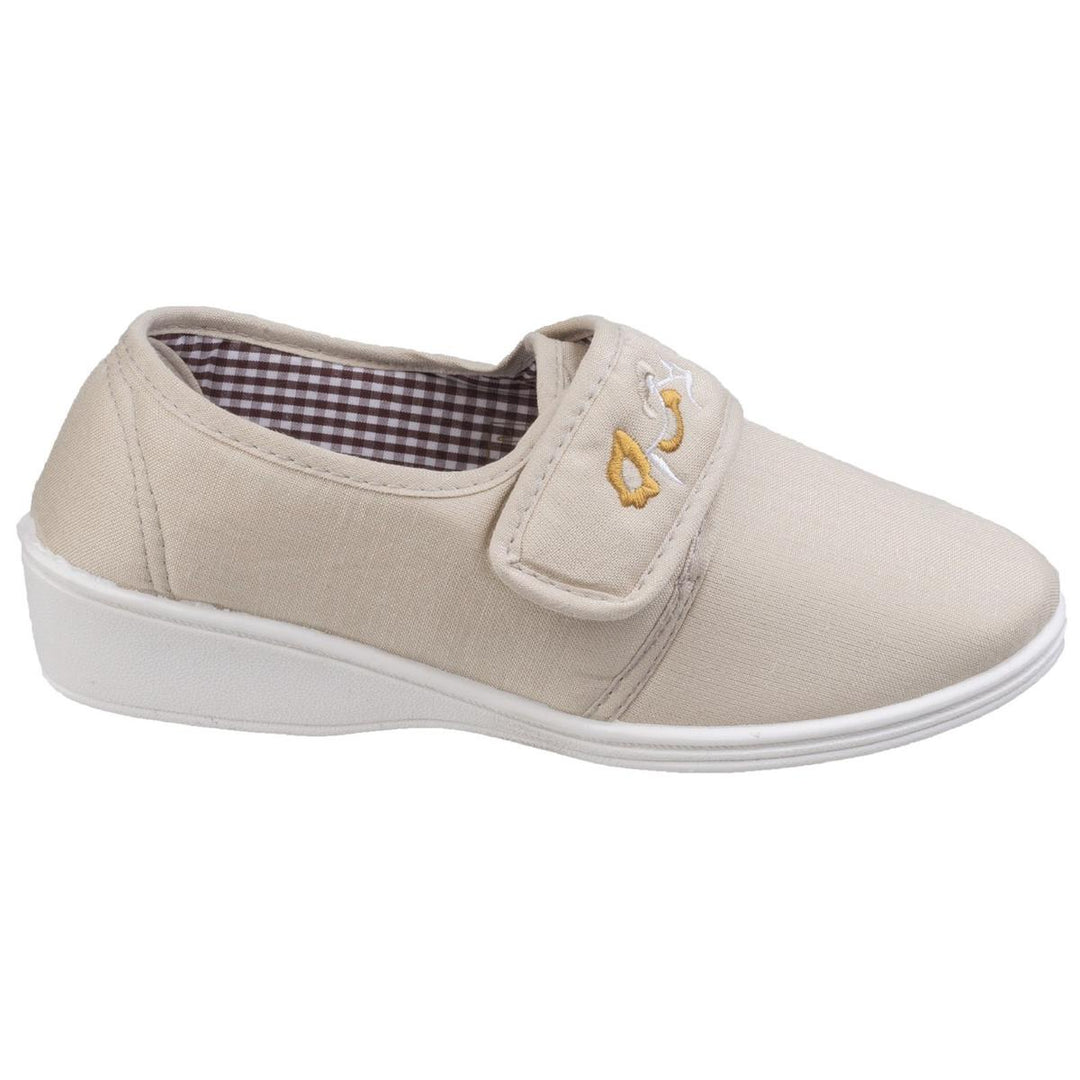 Mirak Boost Touch And Close Canvas Shoe Beige