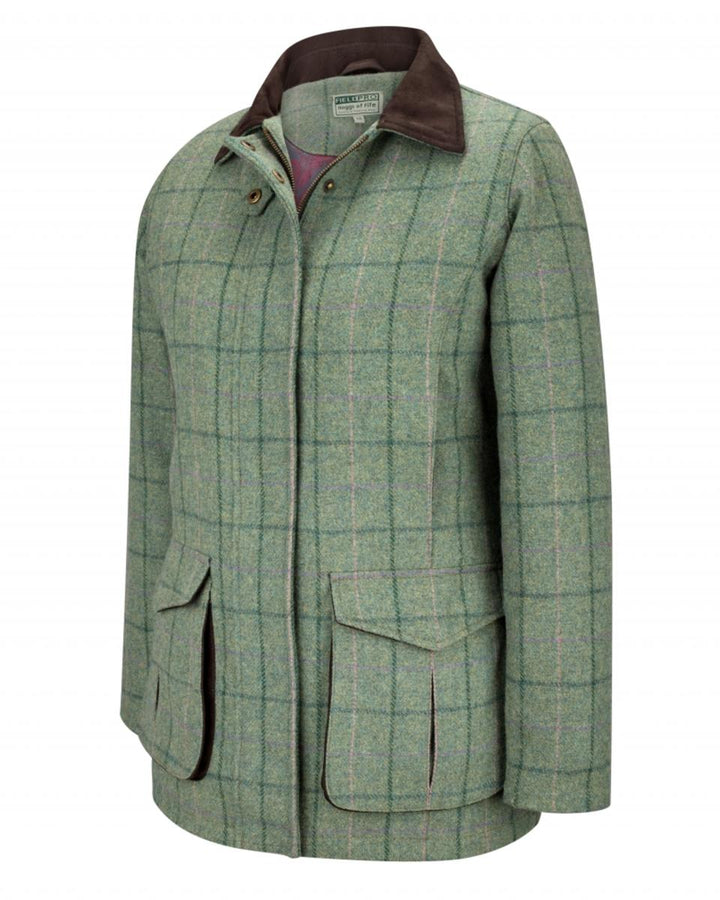 Hoggs of Fife Roslin Technical Tweed Field Coat Spring Bracken