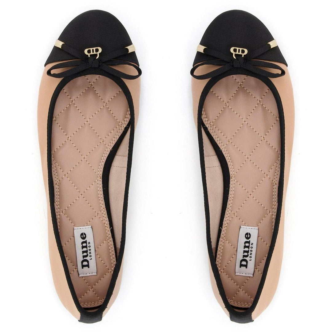Dune Hartlyn Ballerina Shoes Camel