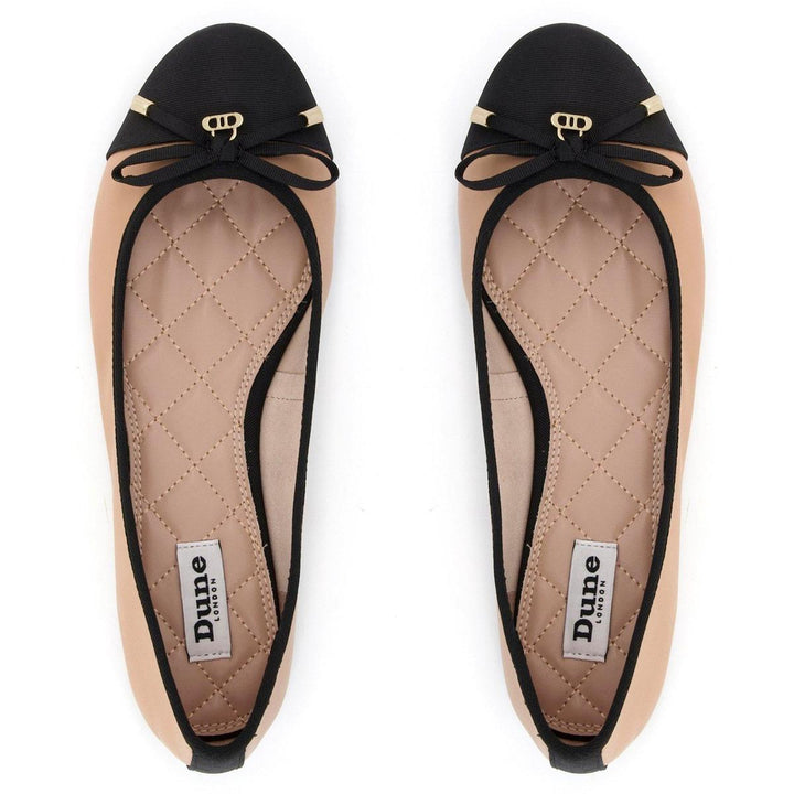 Dune Hartlyn Ballerina Shoes Camel