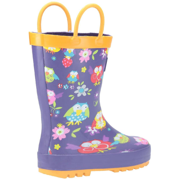 Cotswold Puddle Waterproof Pull On Boot Owl