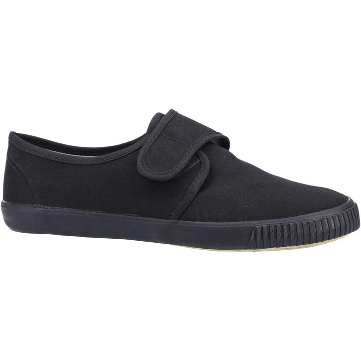 Mirak Plimsolls Touch Fastening Black