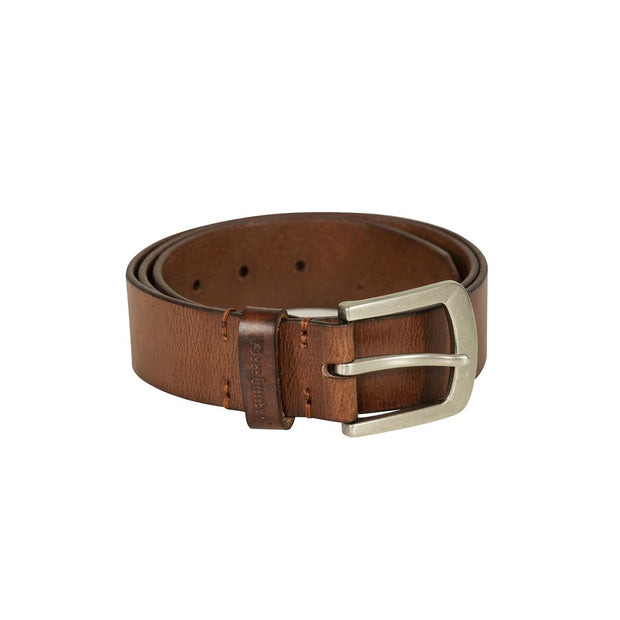 Deerhunter Leather Belt, width 4 cm Cognac Brown