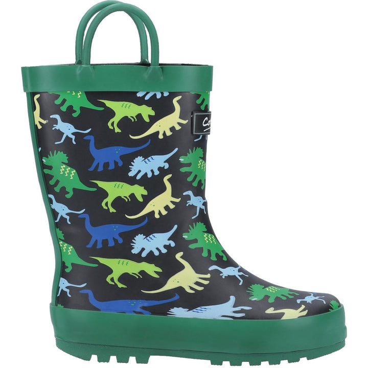 Cotswold Sprinkle Junior Wellington Boot Dinosaur – view 4