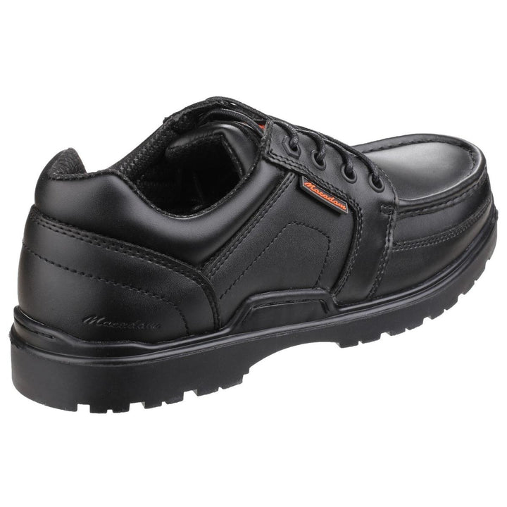 US Brass Raleigh Lace Four Eyelets Apron fronted Shoe Black