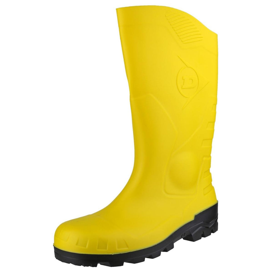 Dunlop Devon Full Safety Wellington Yellow/Black – view 3