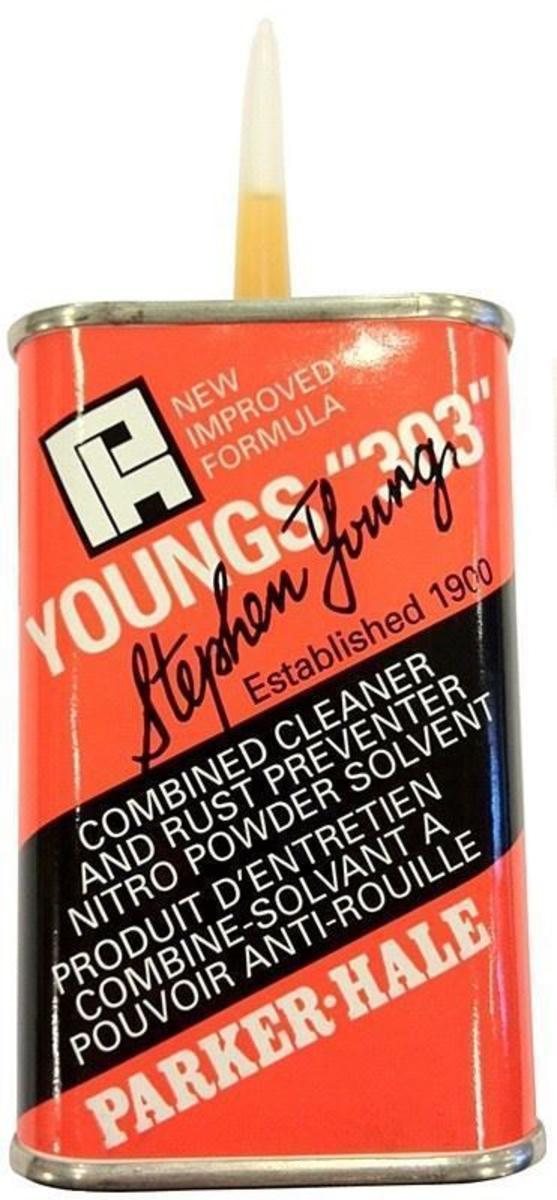 Parker Hale 125ml Drop Tin Youngs '303' Oil