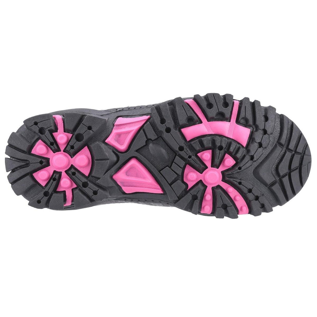 Cotswold Littledean Lace Up Hiking Waterproof Boot Pink/Grey – view 2