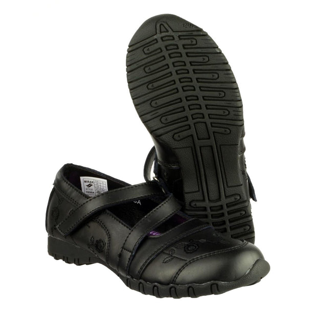 Mirak Tessa School Shoe Black