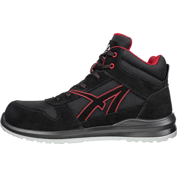 Albatros Clifton Mid Safety Boot Black/Red