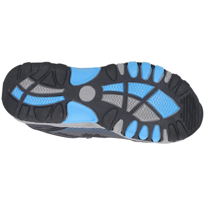 Cotswold Ducklington Touch Fastening Hiking Waterproof Boot Black/Blue