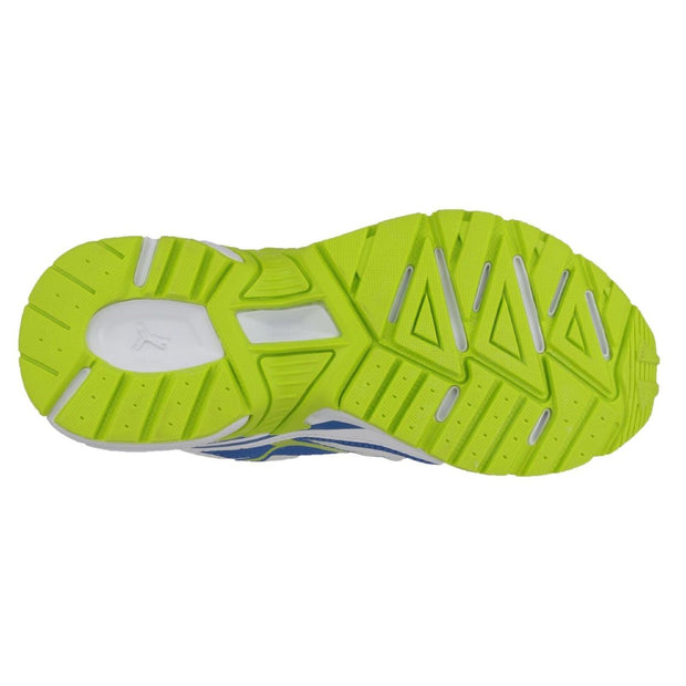 Puma Axis Mesh V2 Touch Fastening Boys Trainers Lime/Blue/White
