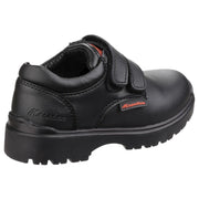 US Brass Alfie Twin Touch Fastening Infant Boys Shoes with Padded Collar Black