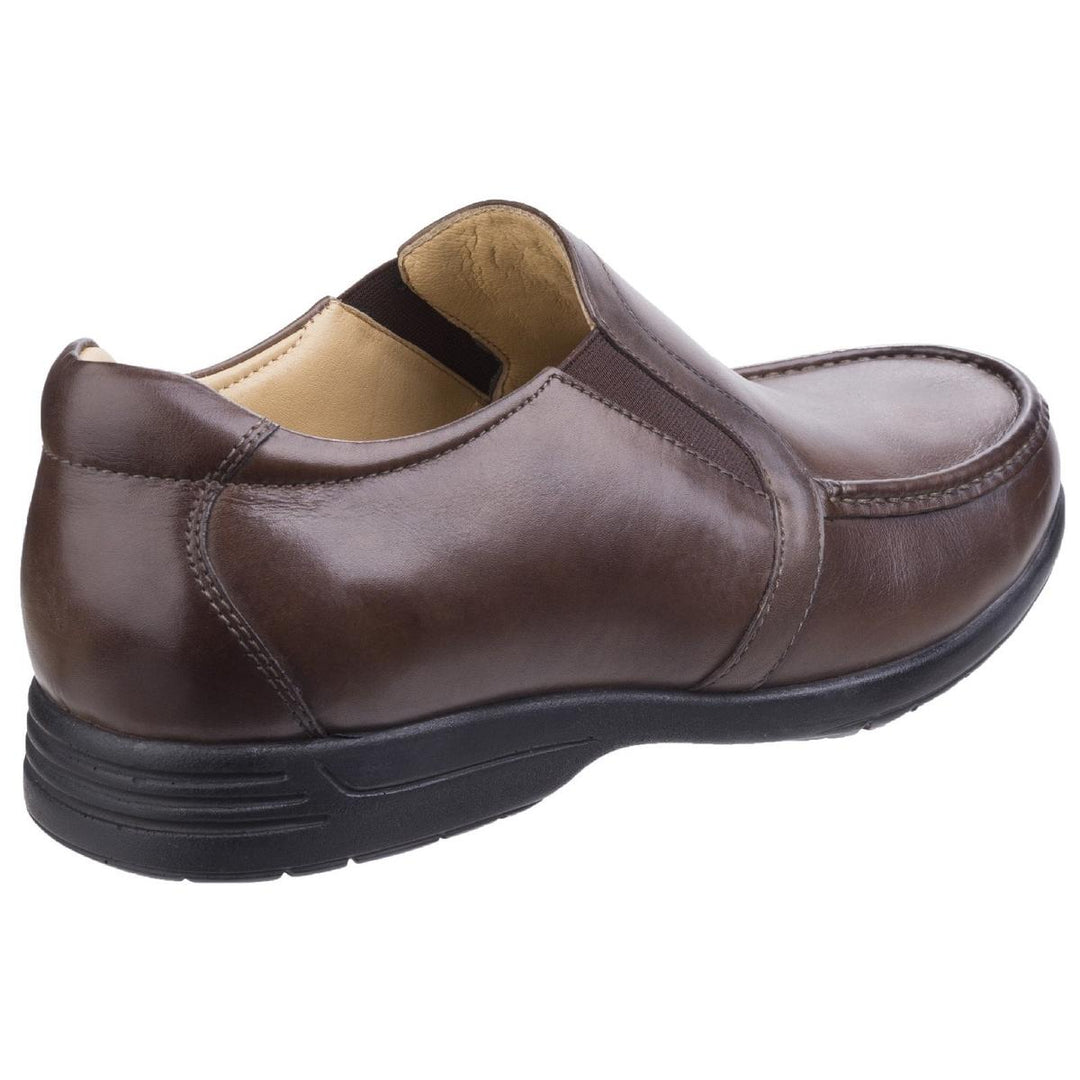 Fleet & Foster Gordon Dual Fit Moccasin Brown