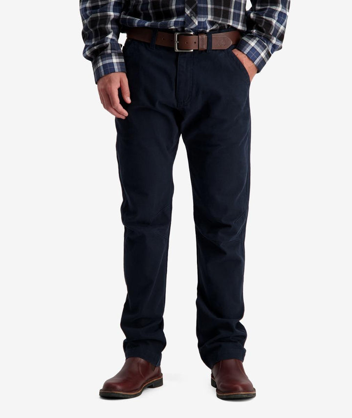 Swanndri Bedrock Canvas Work Pants Navy
