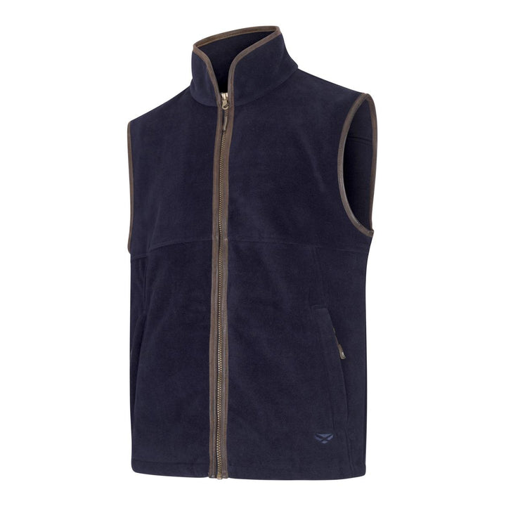 Hoggs of Fife Stenton Technical Fleece Gilet - Midnight Navy