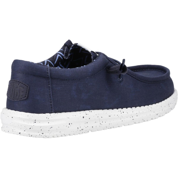 HEYDUDE Wally Canvas Shoe Navy