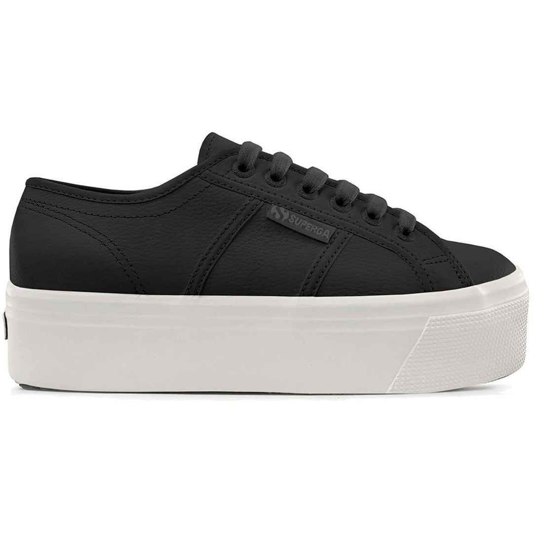 Superga 2790 Tumbled Leather Trainer