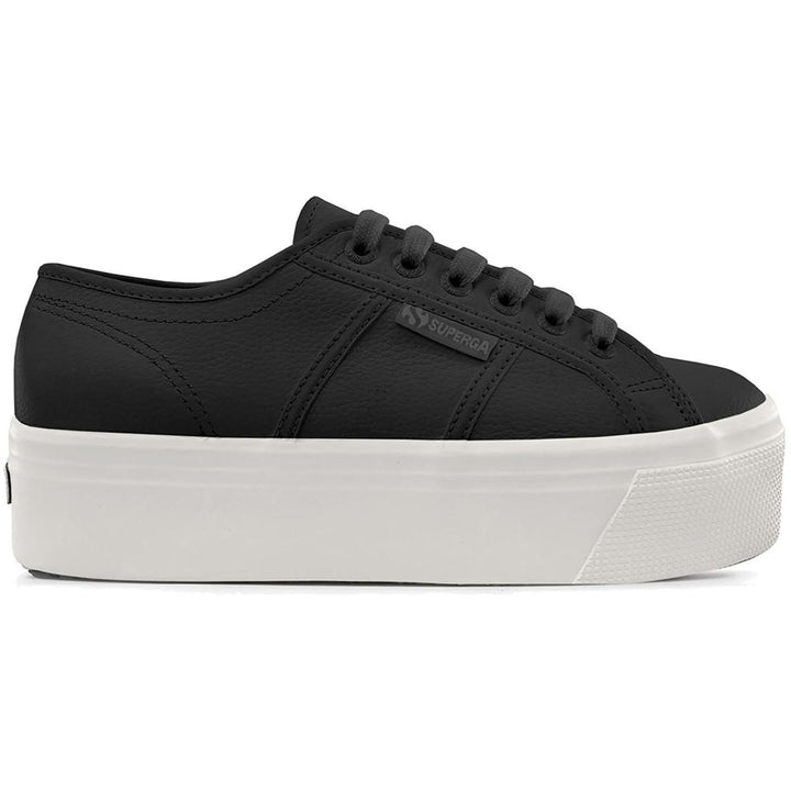 Superga 2790 Tumbled Leather Trainer