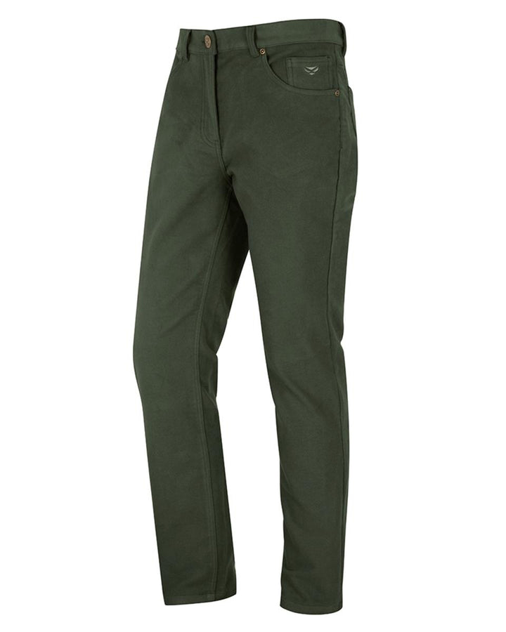 Hoggs of Fife Monarch II Moleskin Jeans - Dark Olive