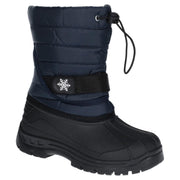 Cotswold Icicle Toggle Lace Snow Boot Navy