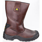 Amblers Safety AS249 Cadair Waterproof Pull on Rigger Boot Brown