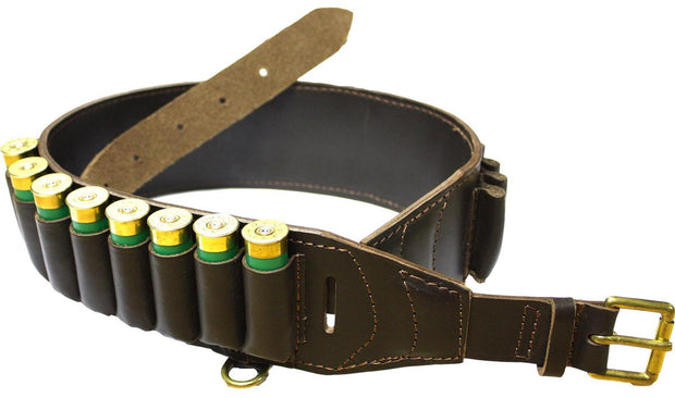 Bisley Cartridge Belt Deluxe Brown Leather 12G