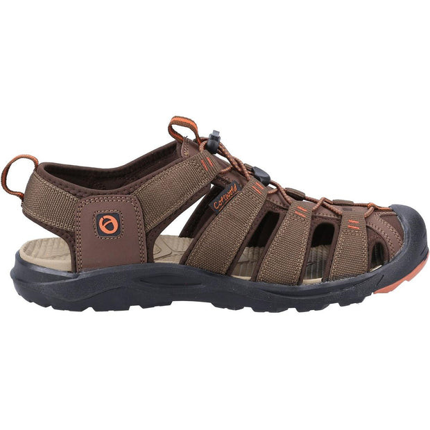 Cotswold Marshfield Recycled Sandal Brown