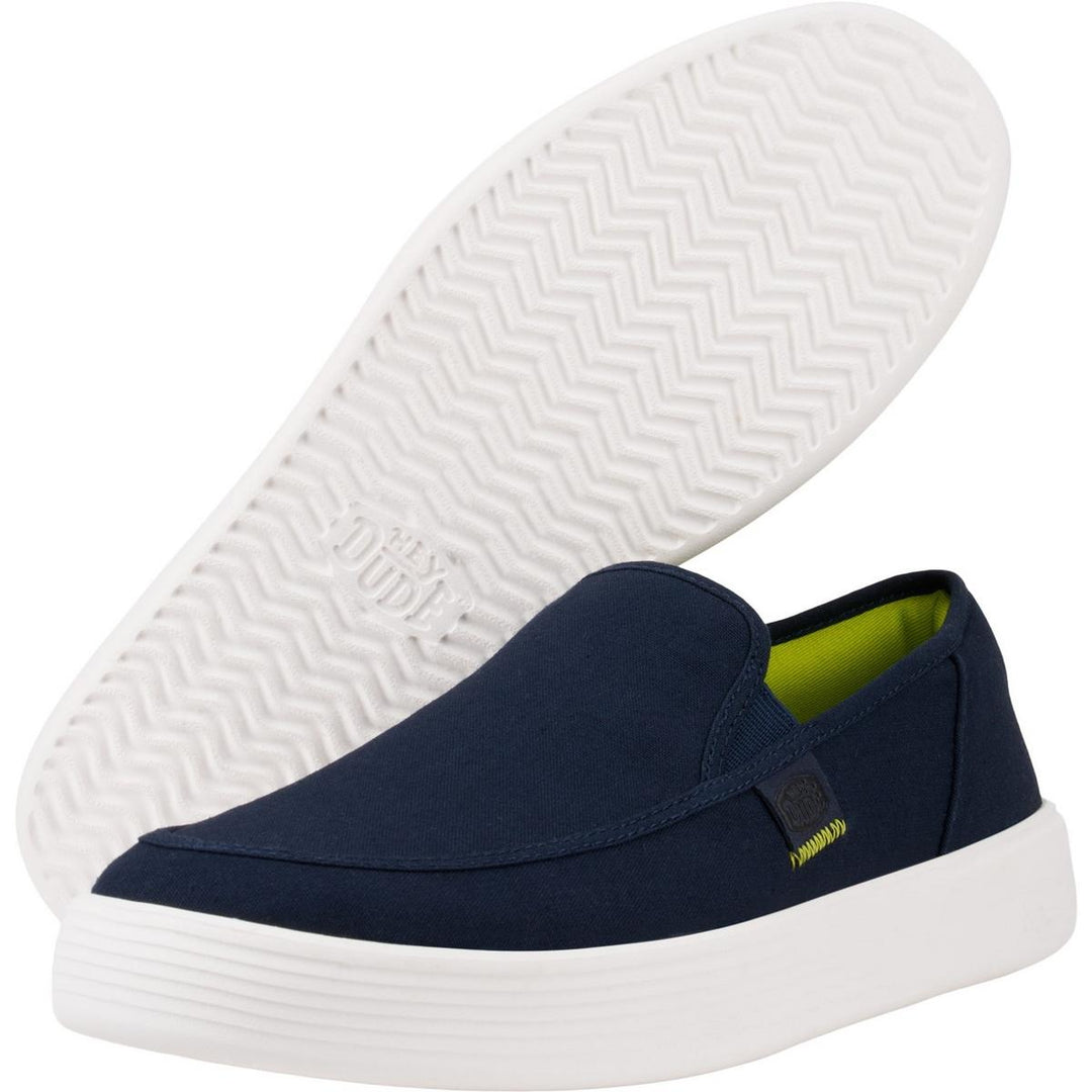 HEYDUDE Sunapee Canvas Shoe Navy/White