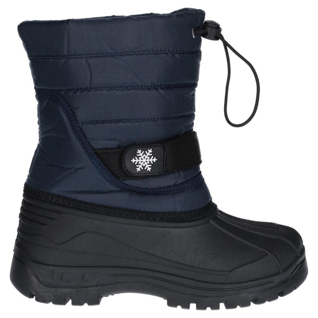 Cotswold Icicle Toggle Lace Snow Boot Navy