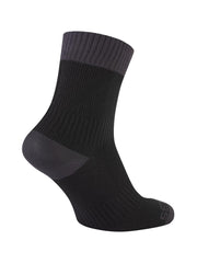 Sealskinz Wretham Waterproof Warm Weather Ankle Length Sock Black/Grey Unisex SOCK