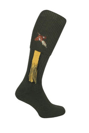 Bisley Embroidered Pheasant Stockings 8-11