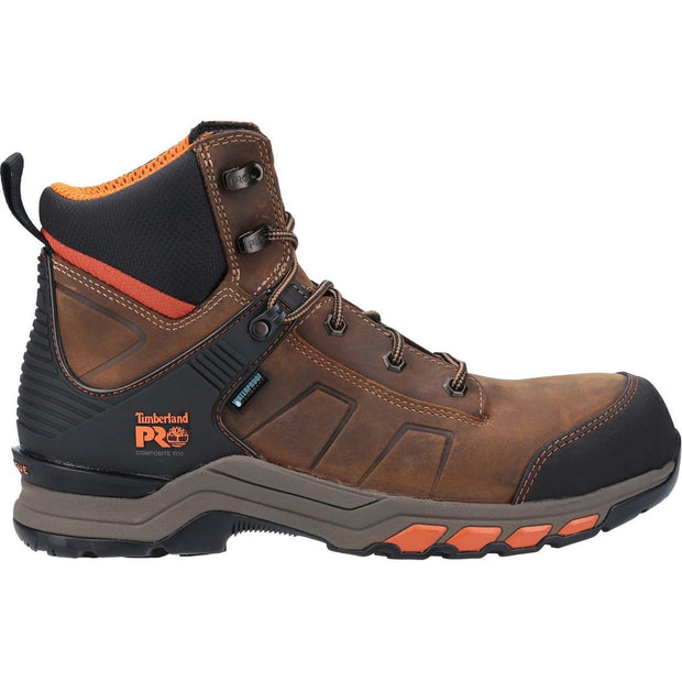 Timberland Pro Hypercharge Composite Safety Toe Work Boot Brown/Orange
