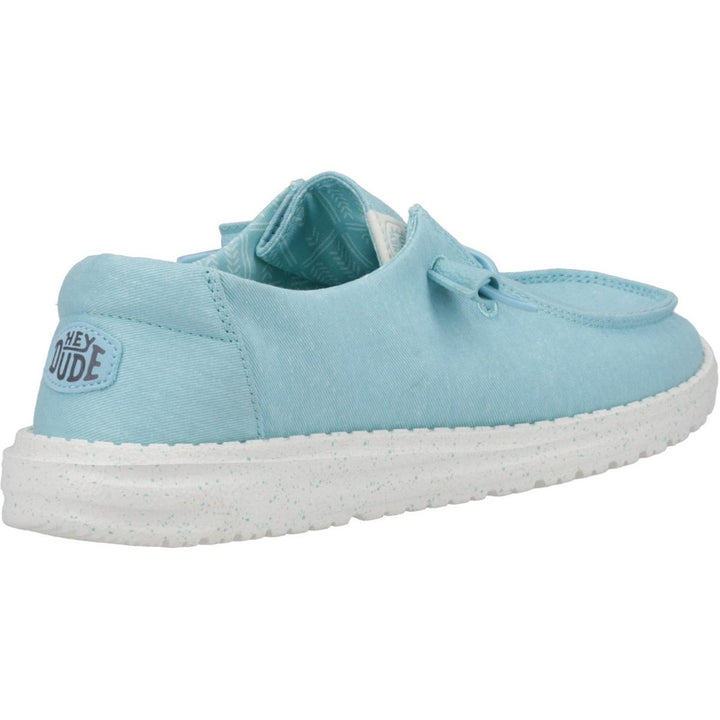 HEYDUDE Wendy Canvas Shoe Turquoise